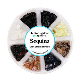 Sequins Neutral Mix Pinwheel