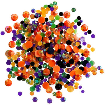 Scared Silly Crystals | Halloween Flat Back Crystal Embellishments - CRZ116