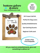 Dog Paw DIY Wreath Craft Kit-10
