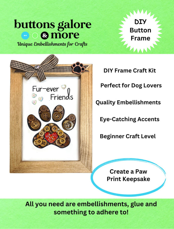 Dog Paw DIY Wreath Craft Kit