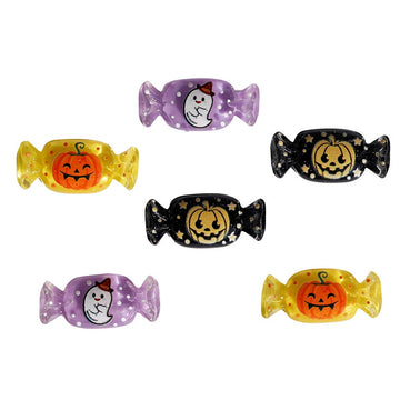 Eerie-sistible Halloween Flatback Embellishments – 6 Piece Resin Craft Set - FBZ135