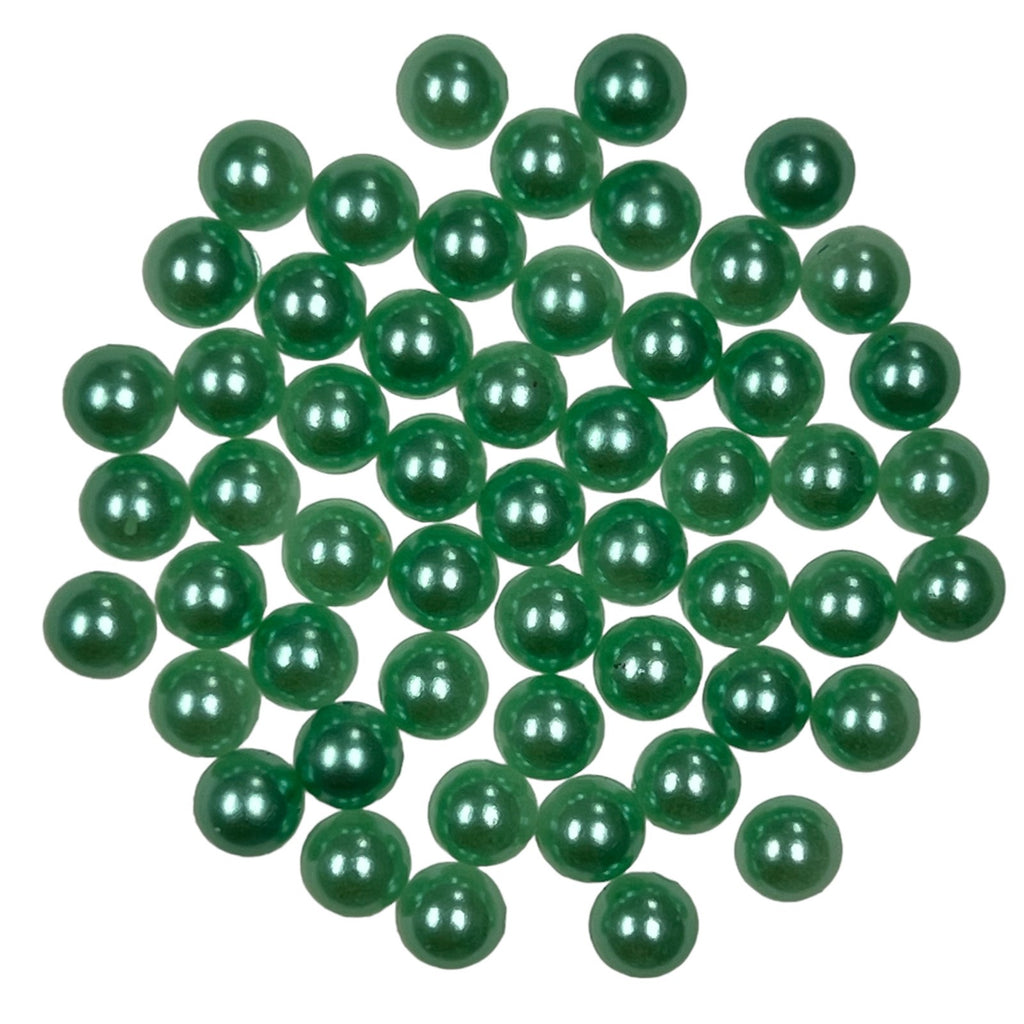 Mint Green Half Pearls - HPZ27
