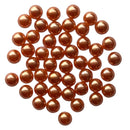 Pumpkin Half Pearls - HPZ74-1