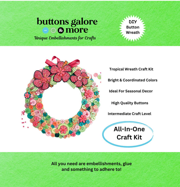 Tropical DIY Wreath Craft Kit