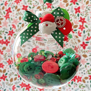 Poinsettia Single Bulk Button- SB16 - 0