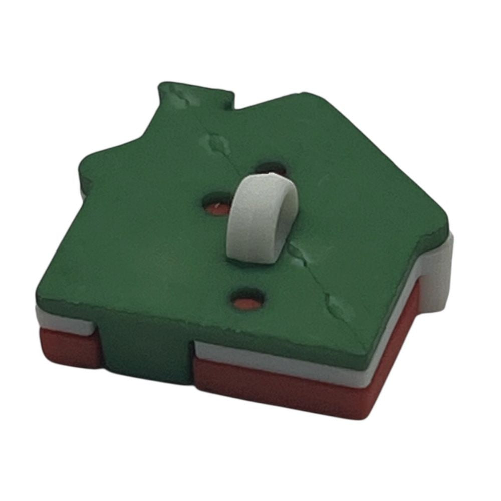 Gingerbread Cottage Single Bulk Button - SB120