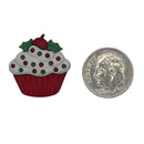 Christmas Cupcake Single Bulk Button - SB123-2