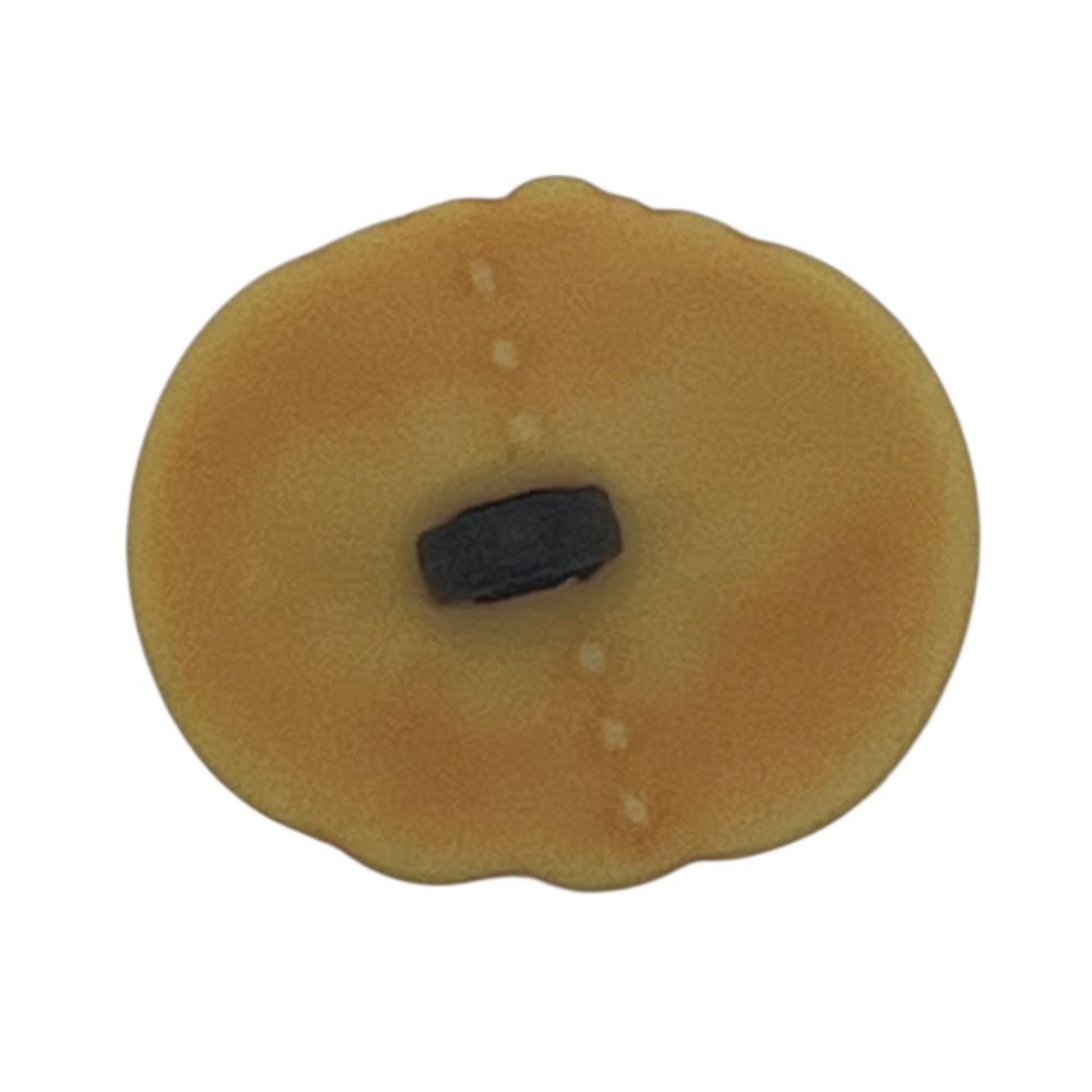 Pumpkin with Bat Craft Button - SB136