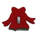 Glitter Silver Bells Single Bulk Button- SB141-2