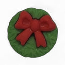 Tiny Wreath Single Bulk Button - SB15-2