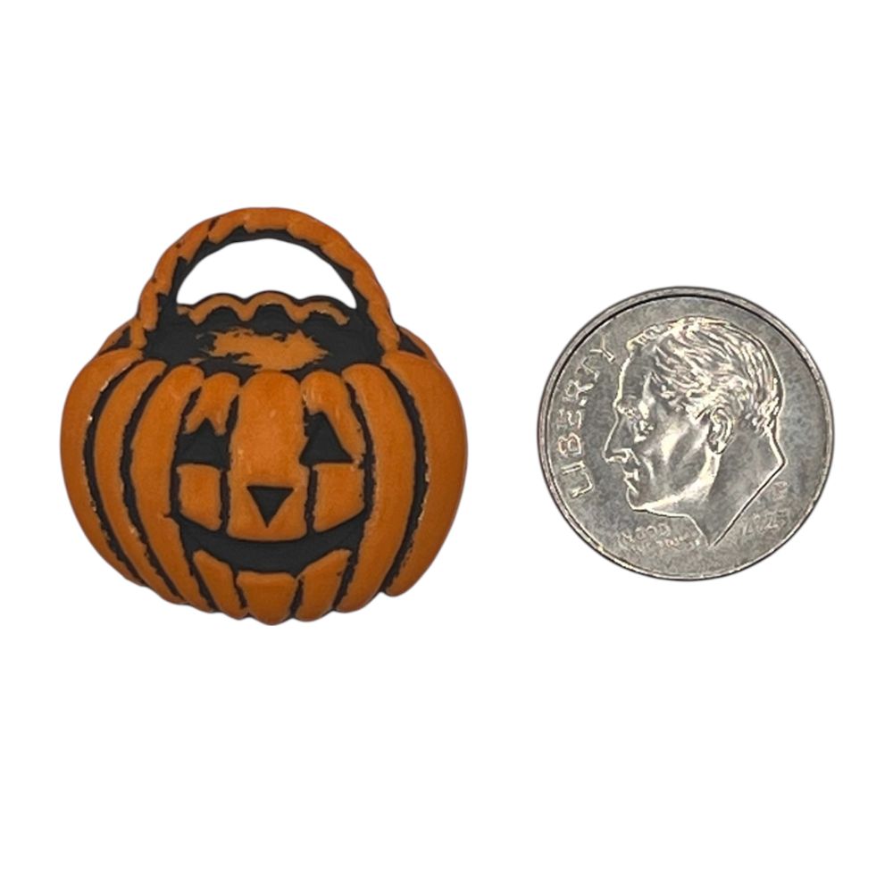Jack O Lantern with Handle Single Bulk Button - SB156 - 0
