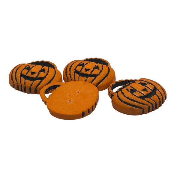 Jack O Lantern with Handle Single Bulk Button - SB156