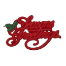 Seasons Greetings Single Bulk Button - SB179-1