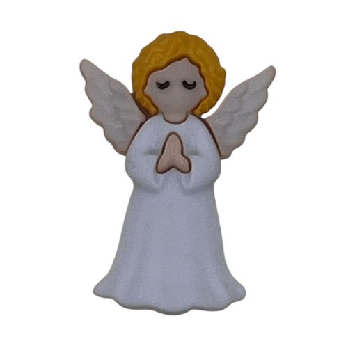 Praying Angel Single Bulk Button - SB185