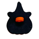 Jack-O’-Lantern with Witch Hat Craft Button - SB188-4