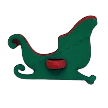 Santa's Sleigh Single Bulk Button - SB32 - 0
