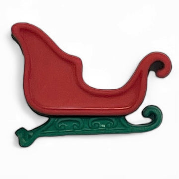 Santa's Sleigh Single Bulk Button - SB32