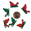 Santa's Sleigh Single Bulk Button - SB32-3