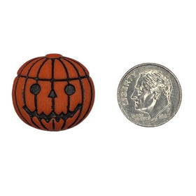 Pumpkin Jack-O’-Lantern Single Bulk Craft Button - SB70 - 0