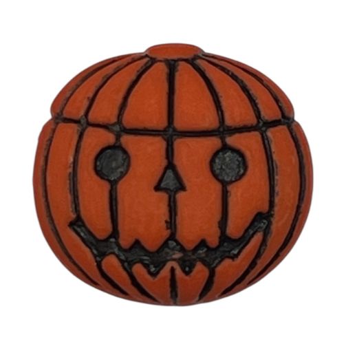 Pumpkin Jack-O’-Lantern Single Bulk Craft Button - SB70