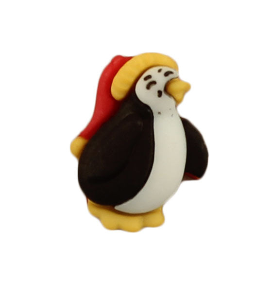 Christmas Penguin Single Bulk Button - SB74