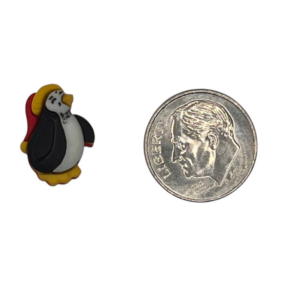 Christmas Penguin Single Bulk Button - SB74