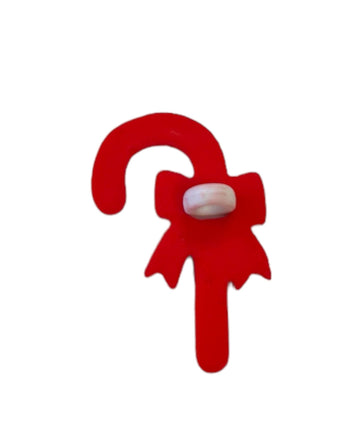 Candy Cane Single Bulk Button - SB90 - 0