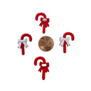 Candy Cane Single Bulk Button - SB90-3