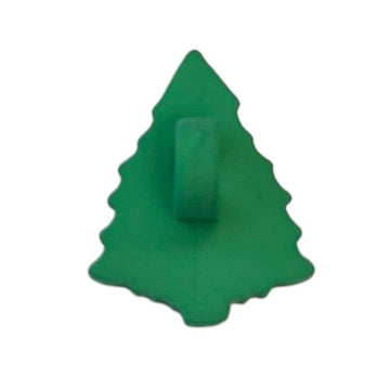 Green Christmas Tree Button - SB99 - 0
