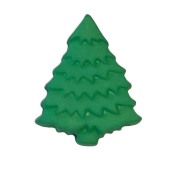Green Christmas Tree Button - SB99