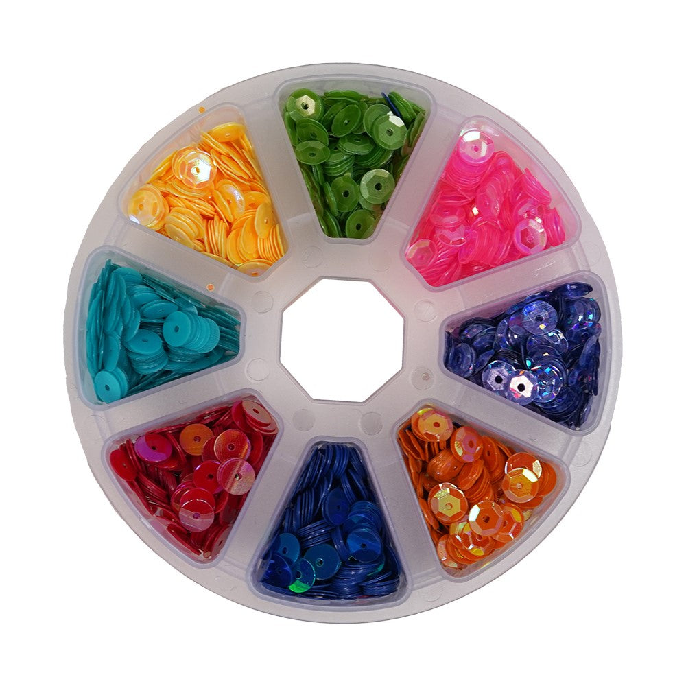 Sequins Bright Mix Pinwheel