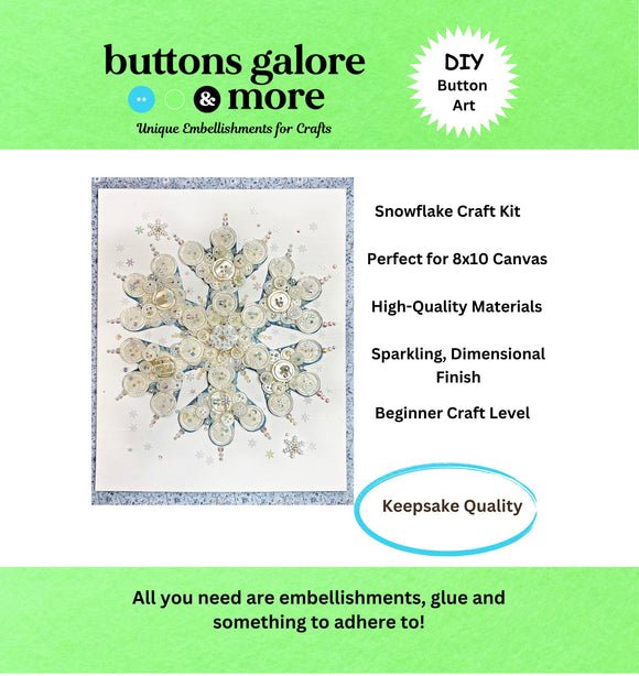 Snowflake DIY Canvas Craft Kit