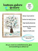 Winter Tree DIY Canvas Craft Kit-9