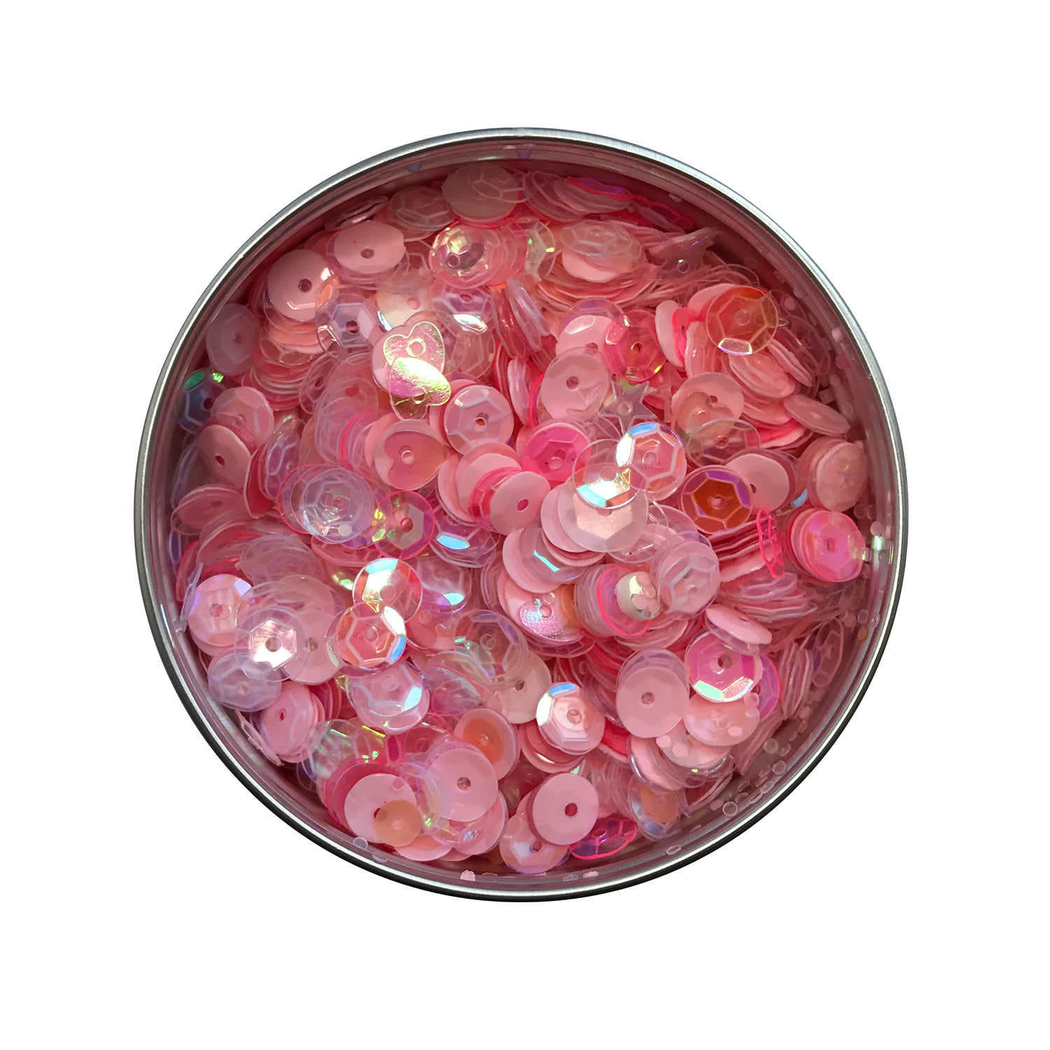 Blush Sequin Tins