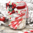 Stocking with Snowflake Single Bulk Button - SB31-2