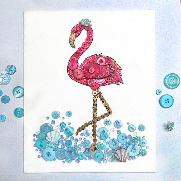 Flamingo Canvas DIY Craft Kit