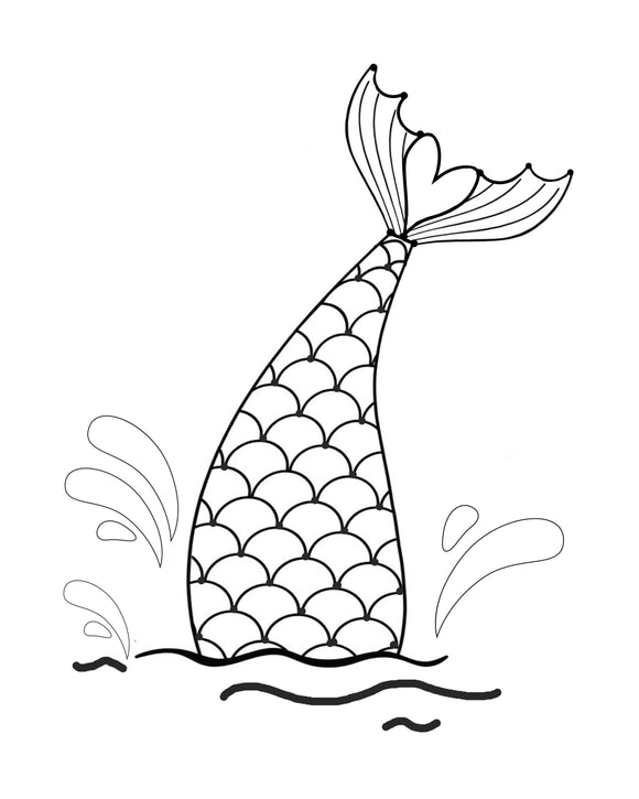 Mermaid DIY Canvas Craft Kit