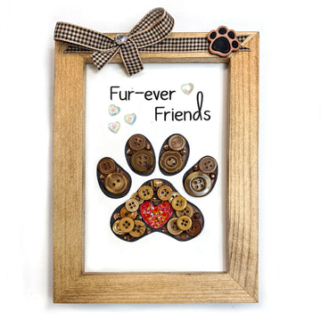 Dog Paw DIY Frame Craft Kit
