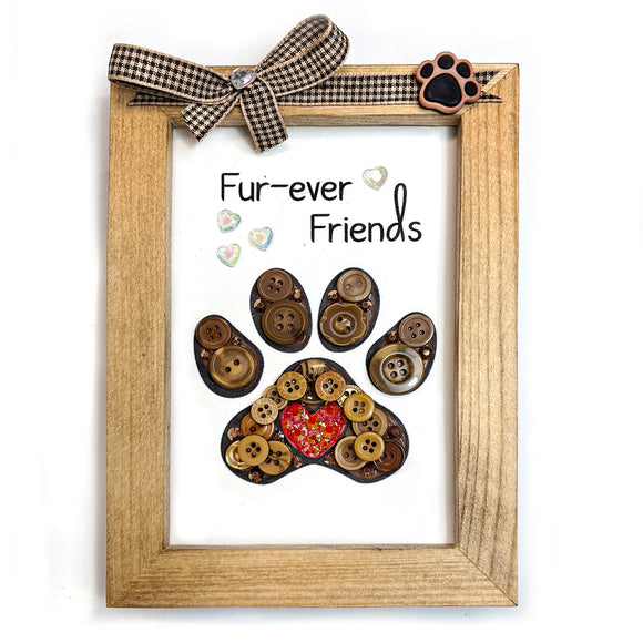 Dog Paw DIY Wreath Craft Kit