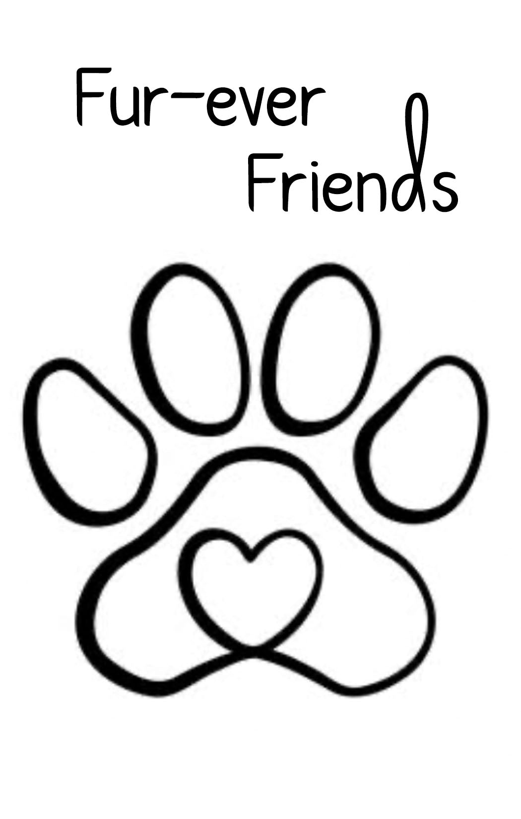Dog Paw DIY Wreath Craft Kit
