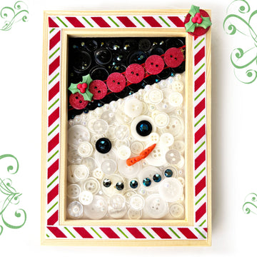 Snowman DIY Frame Craft Kit