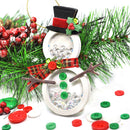 Silver Christmas Tree Cookie Cutter Embellishment - SB144-2