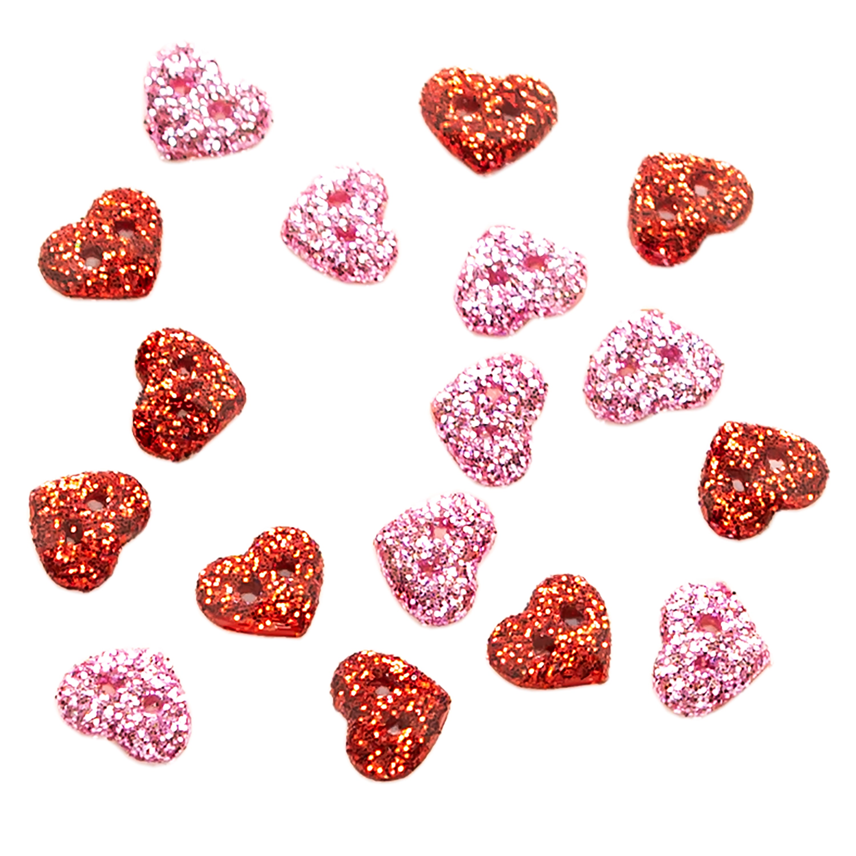 Tiny Glitter Hearts