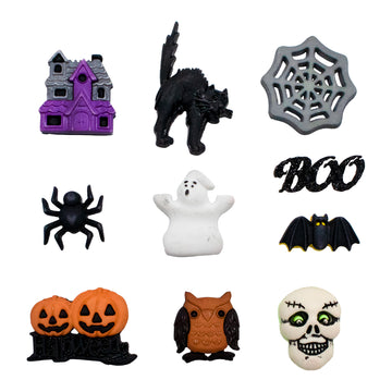 Fright Night Buttons – Halloween Sewing & Craft Button Assortment - 4544