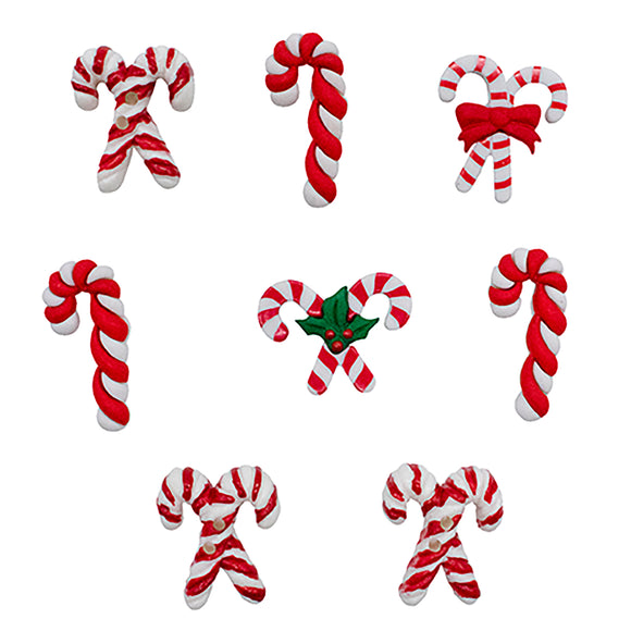 Candy Cane Lane Theme Buttons - 4767