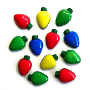 Christmas Lights Theme Buttons - 4822