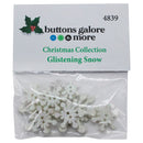 Glistening Snow Theme Buttons - 4839-2