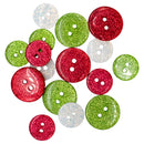 Santa's Sparkle Theme Buttons - 4841-1
