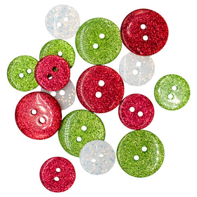 Santa's Sparkle Theme Buttons - 4841