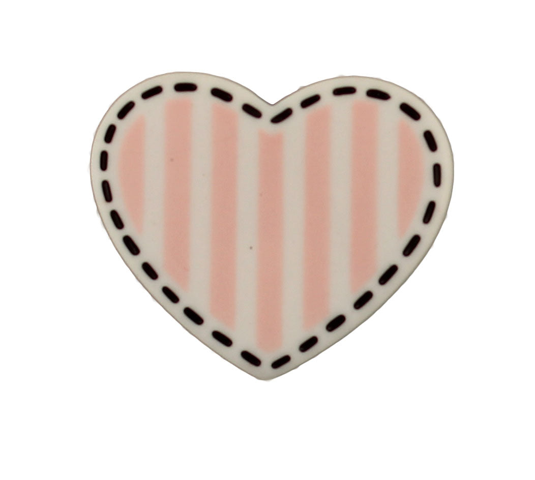 Striped Heart - B1011